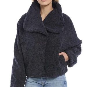 Free people Izzy wrap teddy jacket